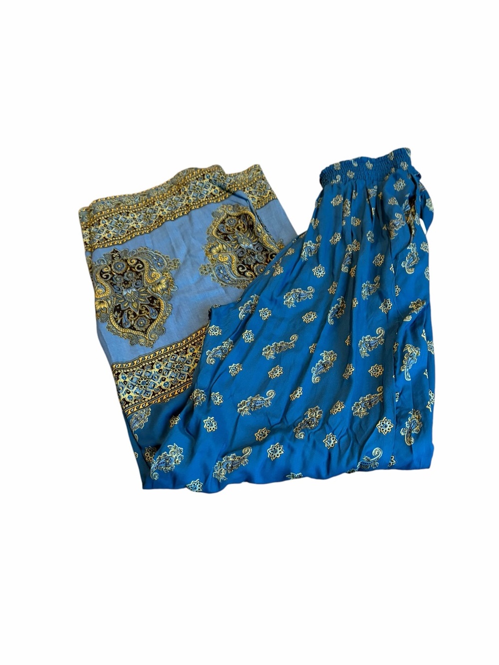 ANGIE lightweight patterned pull on pants